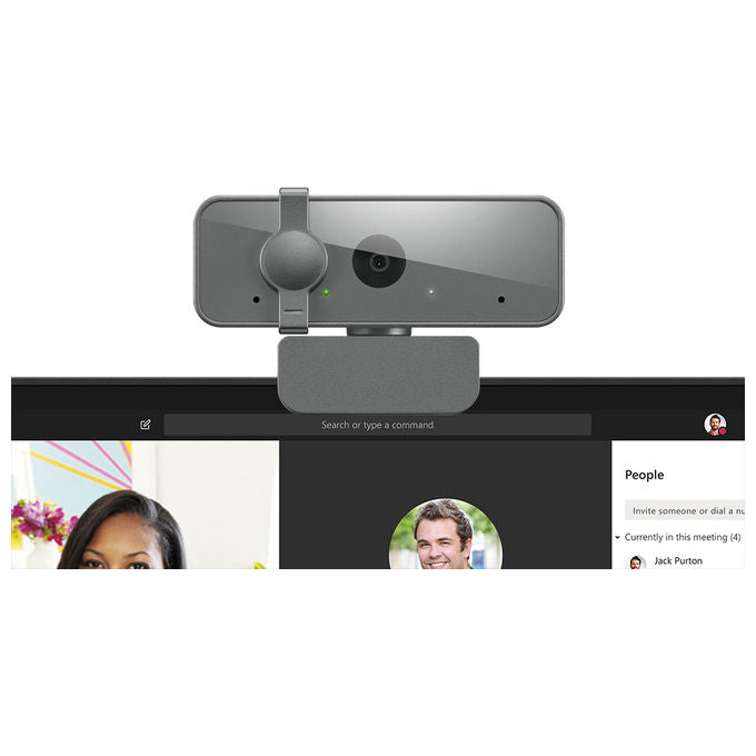 Lenovo GXC1S15023 Webcam Lenovo Select FHD Gen2 1920 x 1080 Pixel 30 fps USB 2.0 colore Grigio