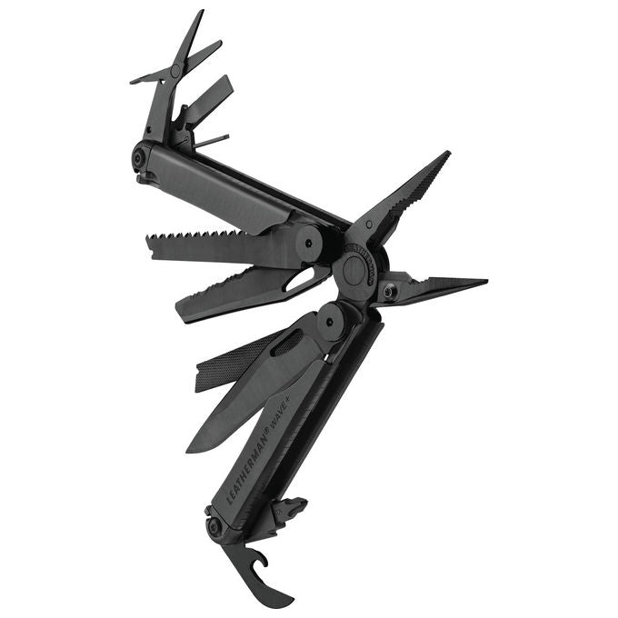 Leatherman WAVE PLUS Multitool 18 strumenti Acciaio inossidabile colore Nero