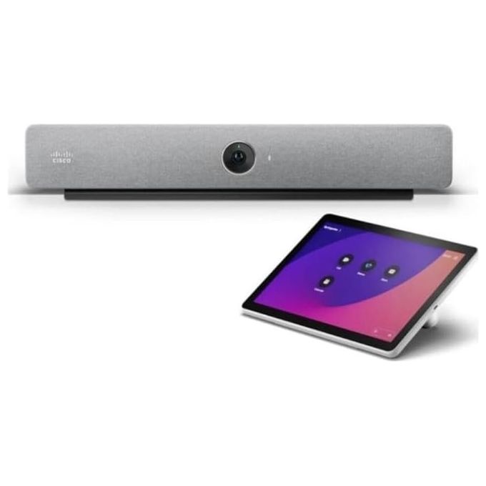 Cisco S55156460 Webex Room Bar Sistema di Videoconferenza 12 MP 4K Ultra HD Zoom Digitale 5x Altoparlanti Integrati Connessione Ethernet LAN colore Grigio