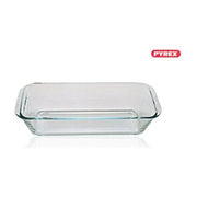 Pyrex F03Z2 Bake and Enjoy Stampo Plum Cake Rettangolare in Vetro Borosilicato 28 cm 1,5 L colore Trasparente