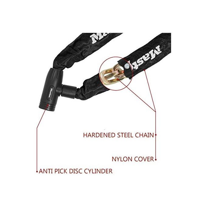Master Lock 8391EURDPRO Lucchetto a Catena 0.9mx8mm