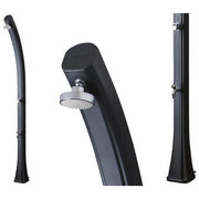 Gre SSR25 Doccia Solare da Esterno in Resina con Lavapiedi 25 Litri Altezza 219 cm colore Nero