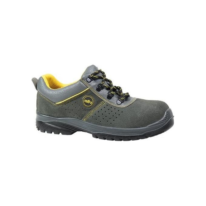 Issa 351280080100 Tirso Scarpe da Lavoro Basse S1P SRC Pelle Traforata Puntale Acciaio Taglia 45 colore Grigio