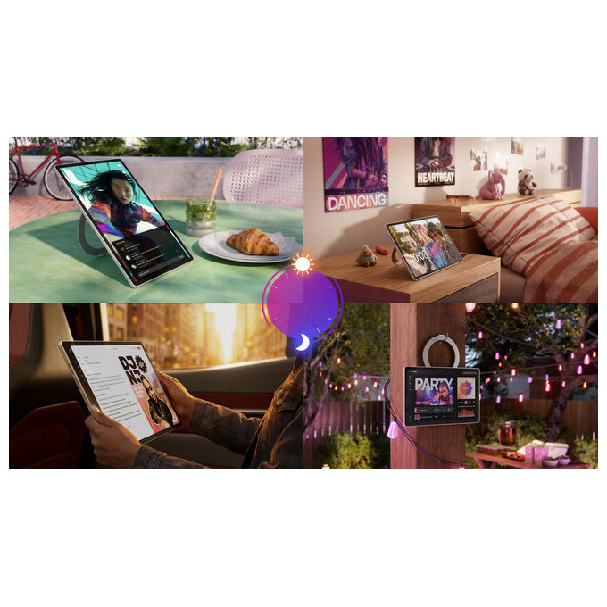 Lenovo ZAHT0032SE Tab Plus Gen 2 Tablet Display 12.1'' 2.5K 2560x1600 IPS 120Hz RAM 8GB Memoria 128GB UFS WiFi 6 Android 16 Celestial White colore Bianco