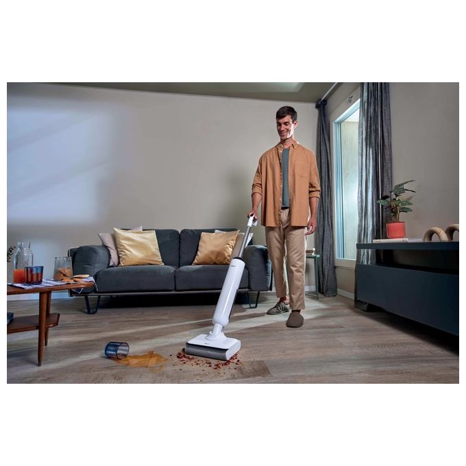 Hoover 36800019 HW400 011 Aspirapolvere verticale Senza sacchetto 0,55 L 220 W 50 min 78 dB colore Bianco