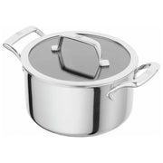 Zwilling J.A. Henckels 4009839703522 Peak Garnek z pokrywką 5.7 l Stal nierdzewna Szkło Możliwość mycia w zmywarce Bez PFAS Wszystkie typy kuchenek kolor Srebrny