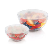 Tescoma 897110 4Food Coperchi in Silicone Flessibile Universali ø 17 e 23 cm 2 pz Ermetici per Frigorifero