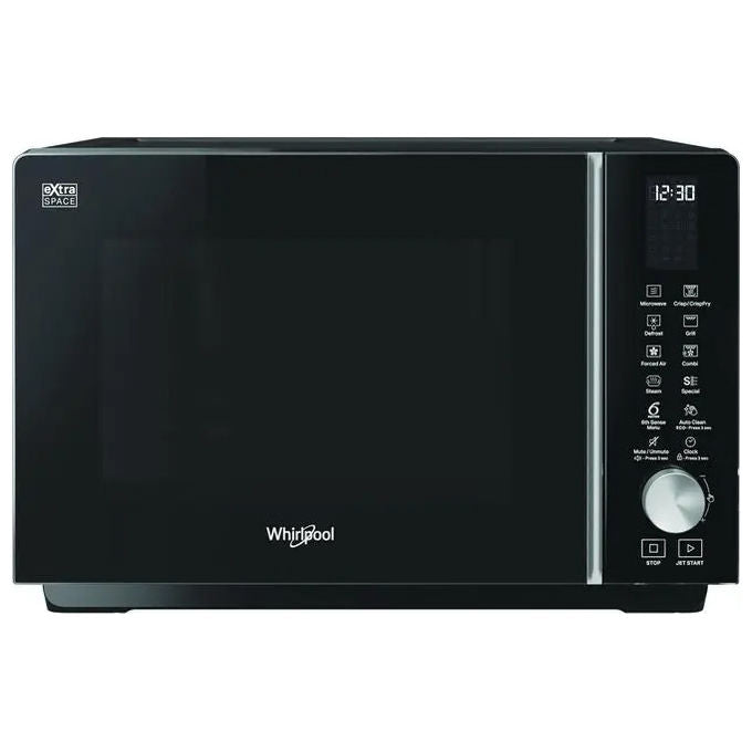 Whirlpool MWF259SB ExtraSpace Forno a microonde Combinato 25 L 800 W Vapore Grill Crisp 6° SENSO colore Nero Argento