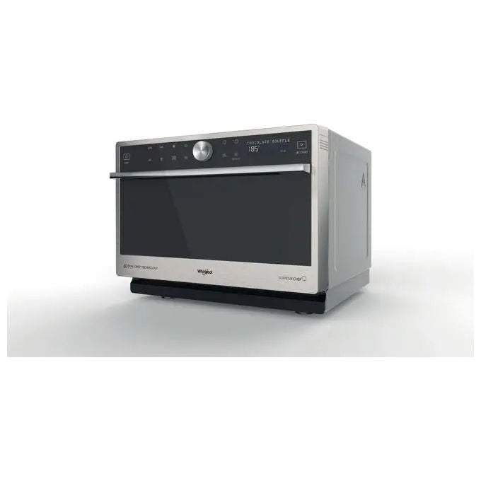 Whirlpool MWSC 9133 SX Supreme Chef Forno a microonde Combinato 33 L 1000 W Grill Vapore Crisp 6° SENSO colore Acciaio Inossidabile