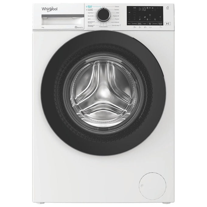 Whirlpool 859993350340 WAM R268WB IT Lavatrice a libera installazione 8 Kg 1200 rpm Classe A Tecnologia Inverter Partenza Differita (60x44 4x84 5 cm) colore Bianco