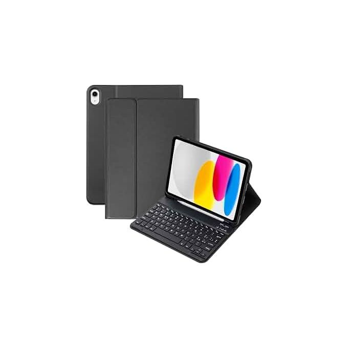 Cygnett CY5781CKBCA Cover con Tastiera Wireless Magnetica per iPad A16 11'' e 10,9'' Retroilluminata USB-C Autonomia 30+ Ore Supporto Integrato Protezione Completa colore Nero