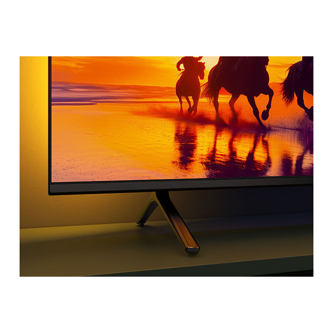 Philips tv QLED 4K 85 pollici, 85PUS8510-12, Ambilight, Smart TV Titan OS, Dolby Atmos, HDR10+, HDMI 2.1, nero