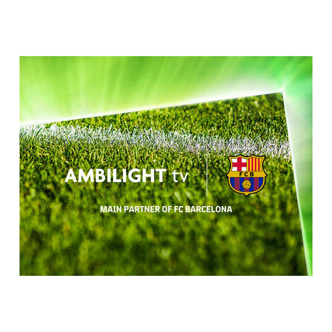 Philips tv QLED 4K 85 pollici, 85PUS8510-12, Ambilight, Smart TV Titan OS, Dolby Atmos, HDR10+, HDMI 2.1, nero