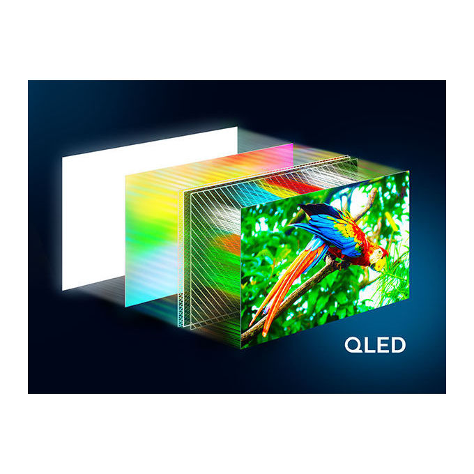 Philips tv QLED 4K 85 pollici, 85PUS8510-12, Ambilight, Smart TV Titan OS, Dolby Atmos, HDR10+, HDMI 2.1, nero