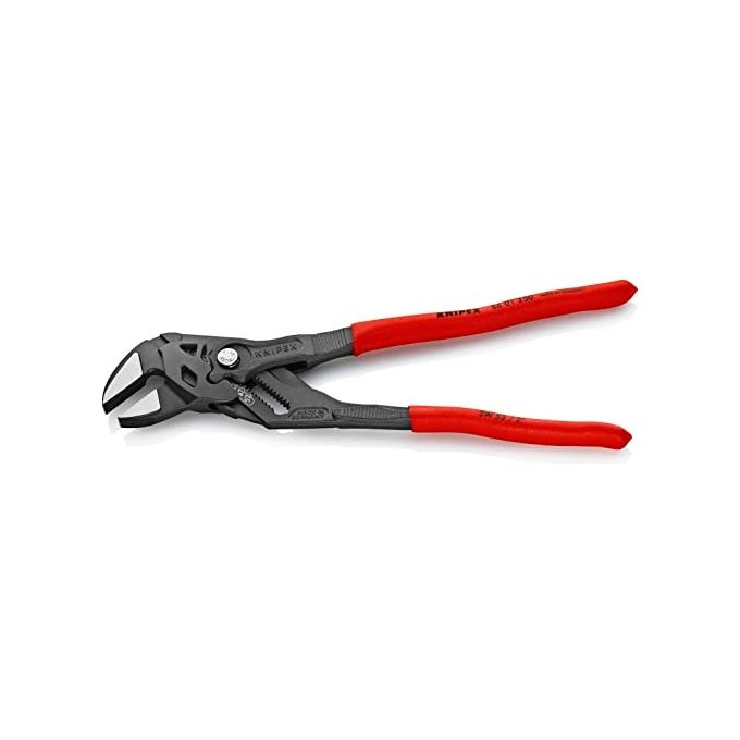 Knipex 86 01 250 Pinza e Chiave in un Unico Utensile 250 mm apertura max 52 mm acciaio cromo vanadio manici antiscivolo