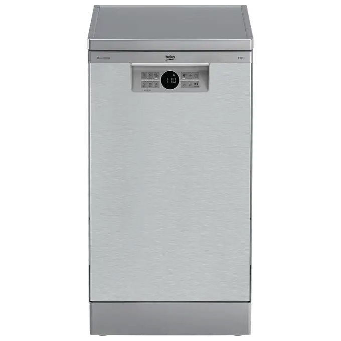 Beko BDFS26020XQ Beyond Lavastoviglie Slim libera installazione 10 coperti Classe E 46 dB 6 programmi (85x45x60 cm) colore Inox