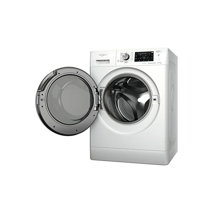 Whirlpool FFWDD 107625 WBS IT FreshCare Lavasciuga Frontale 10-7 Kg 1600 rpm Classe E Inverter 6° SENSO (85x60x60 cm) colore Bianco