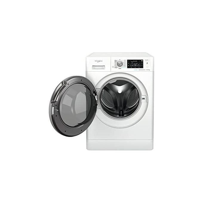 Whirlpool FFWDD 107625 WBS IT FreshCare Lavasciuga Frontale 10-7 Kg 1600 rpm Classe E Inverter 6° SENSO (85x60x60 cm) colore Bianco