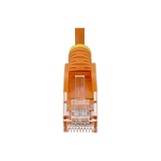 StarTech.com N6PAT25CMORS Cavo di rete Cat6 UTP RJ-45 Maschio-Maschio 25 cm Rame placcato oro 10 Gbit-s 250 MHz PoE supportato colore Arancione