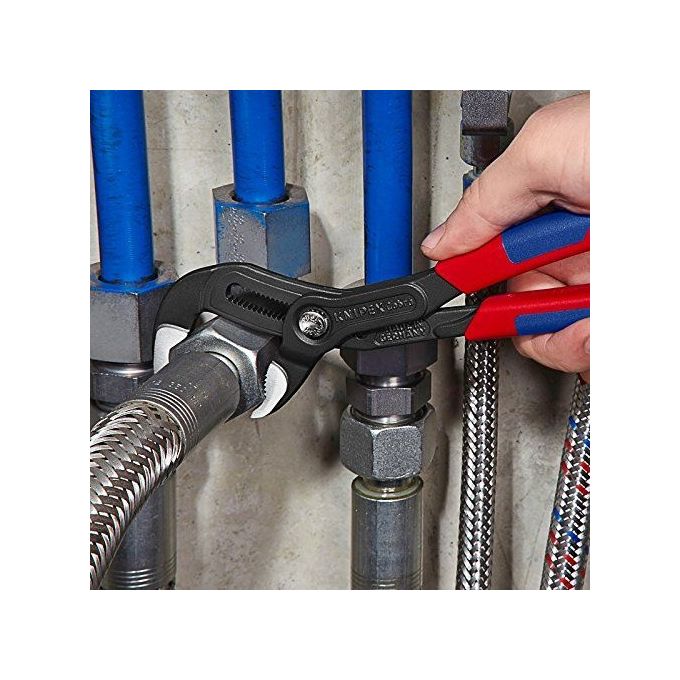 Knipex Cobra Pinza Regolabile di Nuova Generazione per Tubi e Dadi Bonderizzata Grigia 250mm