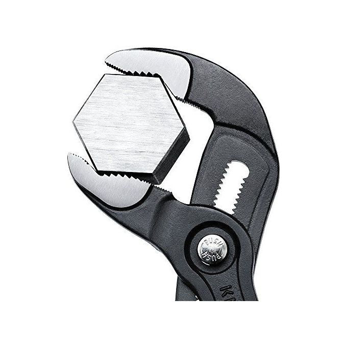 Knipex Cobra Pinza Regolabile di Nuova Generazione per Tubi e Dadi Bonderizzata Grigia 250mm