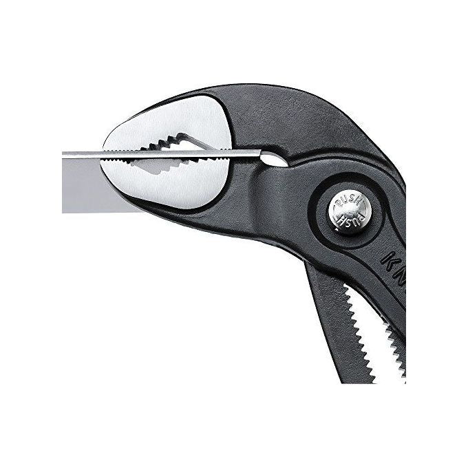 Knipex Cobra Pinza Regolabile di Nuova Generazione per Tubi e Dadi Bonderizzata Grigia 250mm