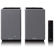 Lenco SPB240BKGY Coppia Casse Attive 2 x 40 W Bluetooth 5.3 Classe D Grigio e Nero