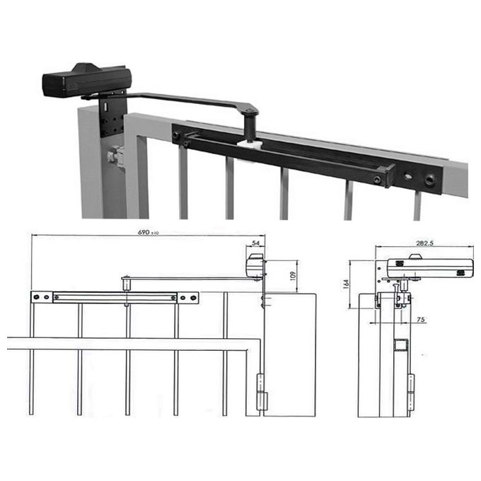 Assa Abloy Dc650g Chiudicancello Mm 1250