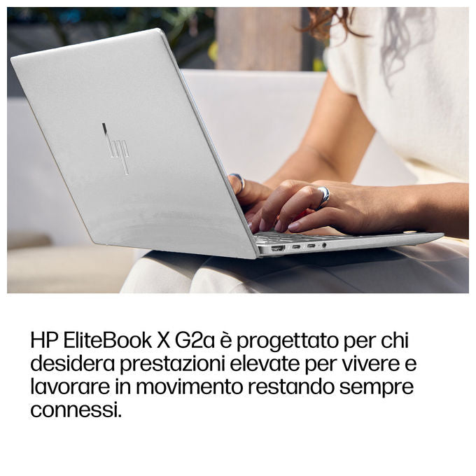 HP E4LH4AT HP EliteBook X G2a 14'' 3K 32 GB LPDDR5x-SDRAM 512 GB SSD Wi-Fi 7 Windows 11 Pro colore Argento