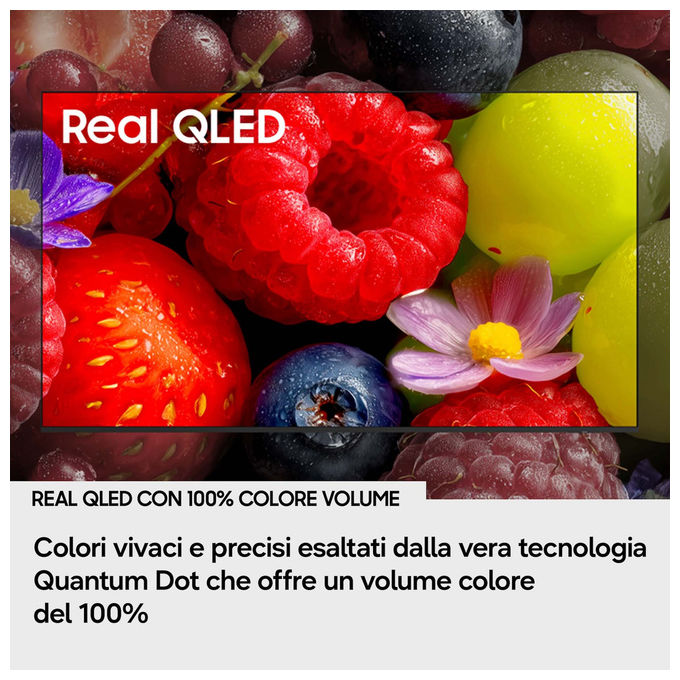 Samsung QE85QN70HAUXZT Neo QLED Smart TV 85'' 4K UHD NQ4 AI Processore Quantum Mini LED DVB-T2 Wi-Fi colore Nero