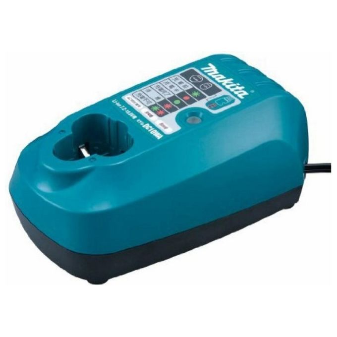 Makita DC10WA Caricabatterie 7,2 - 10,8 V Li-ion per Batterie BL7015 BL1013 colore Nero