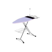 Top House LUXOR2 Asse da Stiro Struttura in Acciaio Cromato Altezza Regolabile da 54 a 94 cm con Poggiapro Scorrevole e Copertina a Tre Strati colore Viola