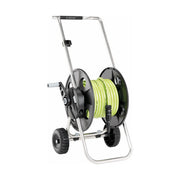 Claber 74876-8865Claber Carrello Portatubo Metal Junior Avvolgitubo Manuale con Tubo 25 m e Sistema Quick-Click colore Nero