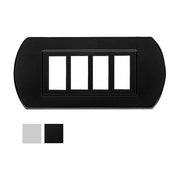 Ghidini Coprinterruttore Minny Nylon 4 Posti Bianco