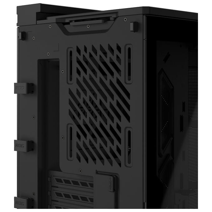 Asus 90DC00T0-B09030 ROG CRONOX GR801 CURVE TG ARGB Midi Tower con Display LCD 9.2'' e Vetro Curvo Temperato colore Nero