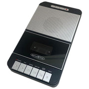 Reflexion CCR8018 Registratore a cassette One Touch Recording USB MP3 Microfono e Altoparlante integrati Ingresso AUX 3.5 mm colore Nero Grigio