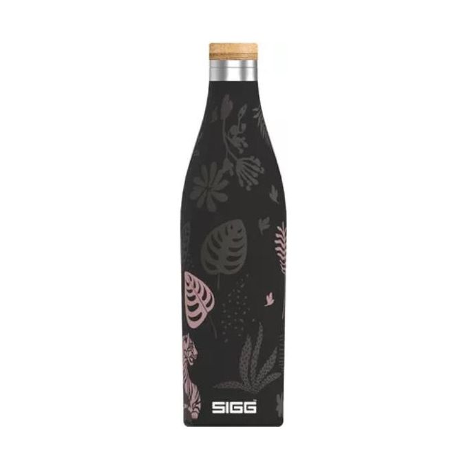 SIGG 8971.20 MERIDIAN Borraccia termica 0.5 L acciaio inossidabile isolamento sottovuoto colore Nero con fantasia tigre