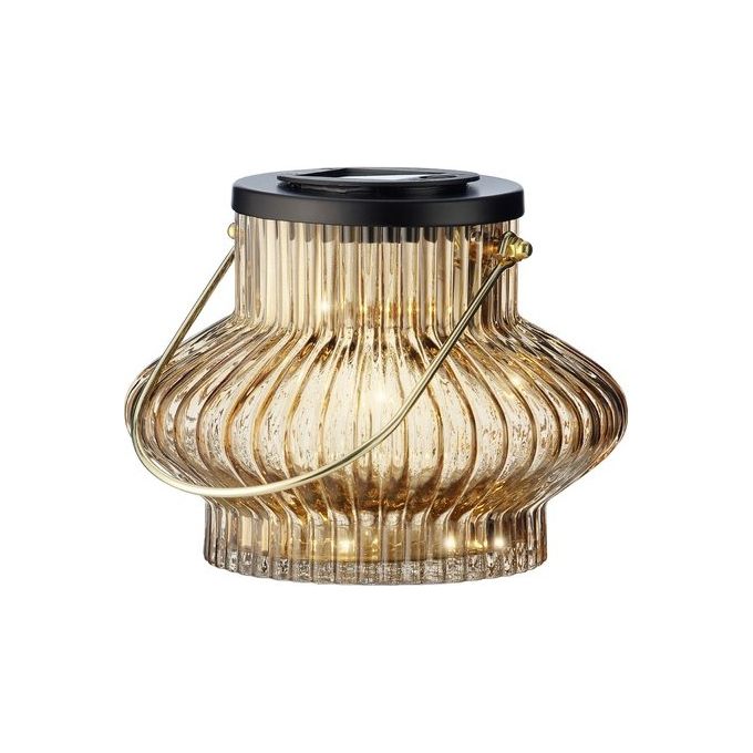 Kaemingk 0874520 Lampada da Tavolo Solare LED Ricaricabile con Sensore Crepuscolare colore Multicolore