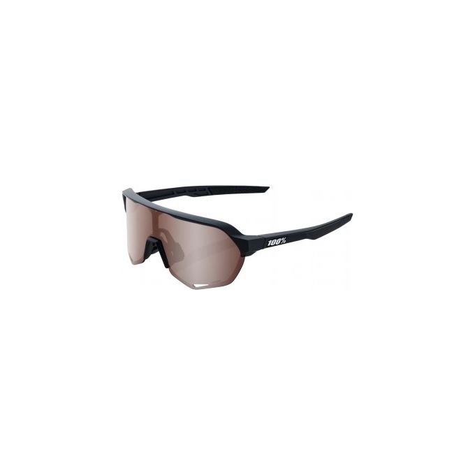 100% S2 Occhiali da Sole Lenti Cilindriche Filtro Categoria 3 Trasmissione 12% Materiale Lente Policarbonato TR90 Protezione UV400 Colore Nero