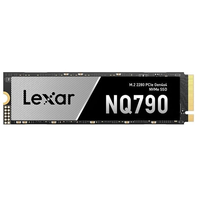 Lexar ADAD6LXR0037 NQ790 SSD M.2 NVMe 512GB PCIe 4.0 x4 Lettura 7400 MB-s Scrittura 6500 MB-s colore Nero