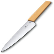 Victorinox 6.9016.198B Swiss Modern Coltello da Cucina Lama 19 cm Acciaio Inossidabile Manico Sintetico Ergonomico colore Miele