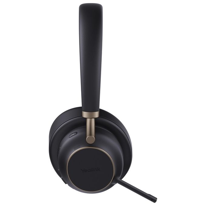 Yealink 1208707 BH76 Plus Teams Auricolare Wireless Bluetooth USB Type-C A Padiglione Musica e Chiamate 45 m 40 h Autonomia colore Nero