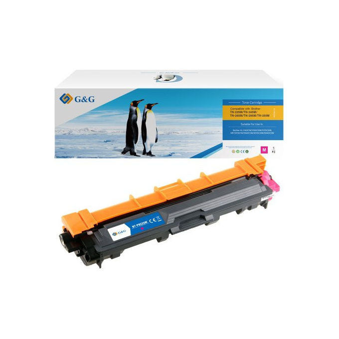 Büroring TN242M Toner Compatibile Brother TN-241 TN-242 1400 Pagine colore Magenta