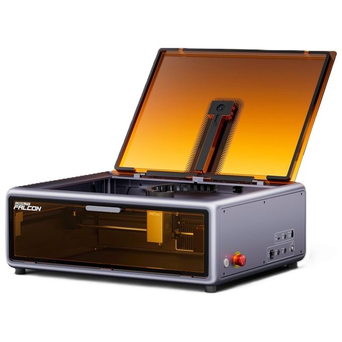 Creality 1005010223 Falcon A1 10W Incisore e Taglio Laser Potenza 10W Sistema CoreXY Fotocamera Intelligente Materiali Multipli Velocita' 600 mm-s colore Grigio