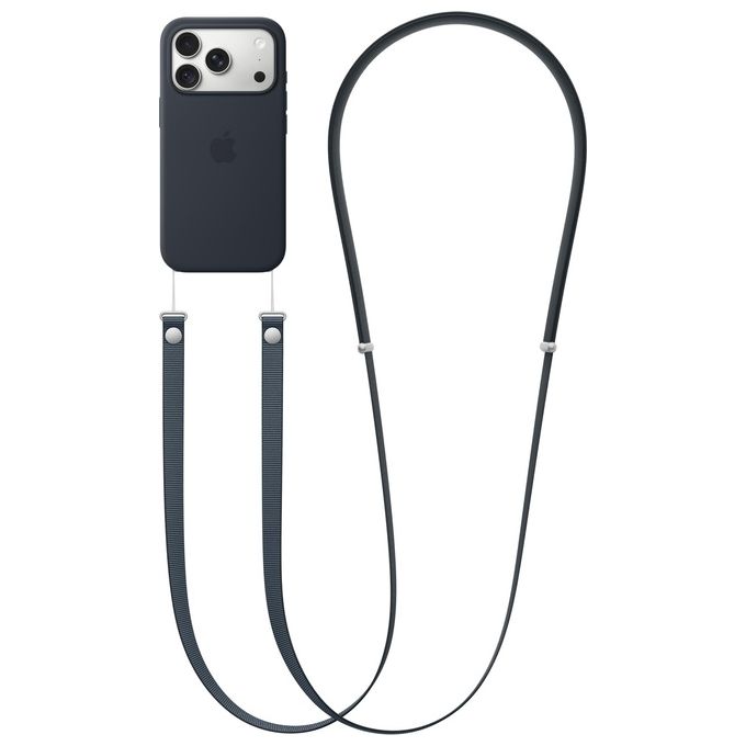 Apple MK9A4ZM-A Tracolla Compatibile con Custodie MagSafe per iPhone 18 Pro 17 Pro 17 17e Air Lunghezza Regolabile 1080-2080 mm colore Blu marino