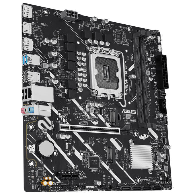 Asus 90MB1N20-M0EAYC PRIME Scheda madre H810M-E-CSM DDR5 128GB RAM 2x M.2 2x PCIe 4 porte SATA 1x HDMI 2x DisplayPort colore Nero