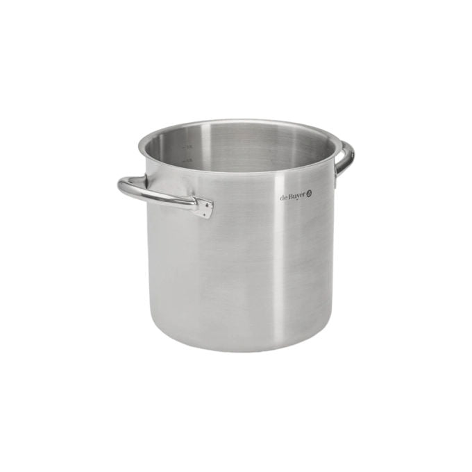 De Buyer 1782540 PRIM'APPETY Garnek indukcyjny 20 cm 3,5 l ze stali nierdzewnej z nitowanymi uchwytami i wielowarstwowym dnem kolor Nieokreślony