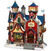 LEMAX 25927 Santa's Wonderland Lighted Building Toy Making School con alimentatore 4.5V colore Multicolore