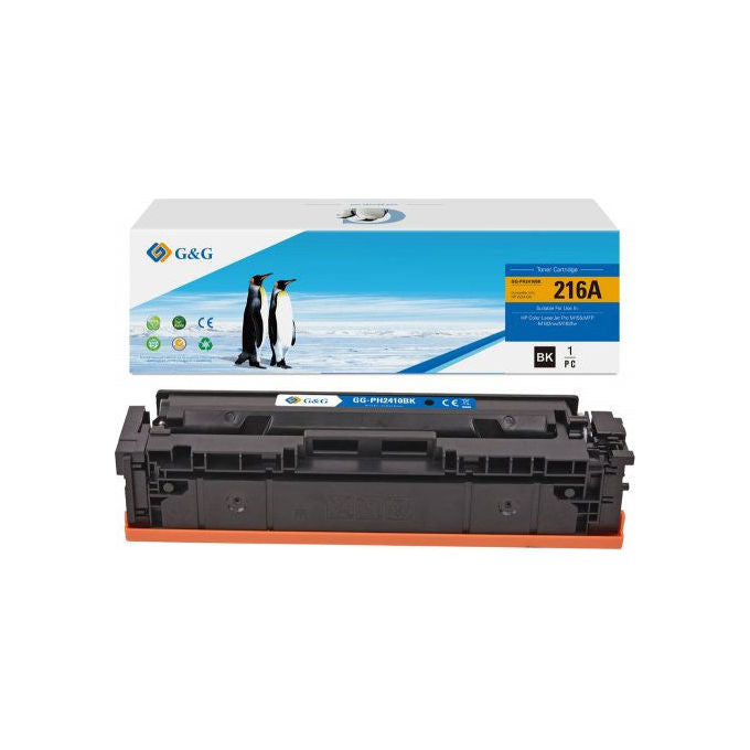 GandG, Toner Nero Compatibile con HP 216A W2410A, 1050 Pagine