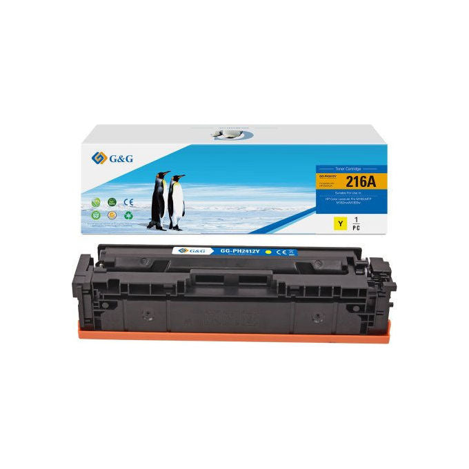 GandG, Toner Compatibile, Giallo, Sostituisce HP 216A, W2412A